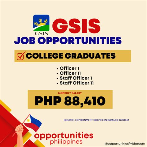Employment Opportunities – Government Service Insurance System.